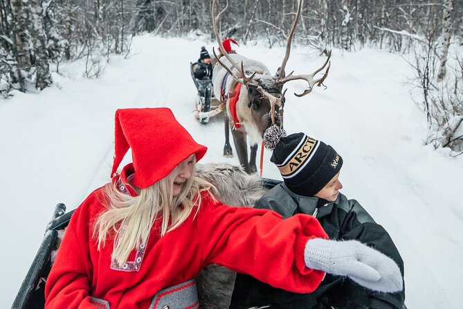 2km Sleigh Ride & Feeding Experience at Traditional Reindeer Farm - The Herder Introduction and Sami Culture Connection