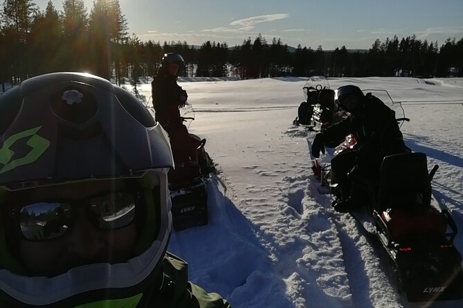 3 Days Raid Snowmobile in Finnish Lapland - Seipäjärvi day: ice fishing options, snowshoe time, and a proper sauna moment