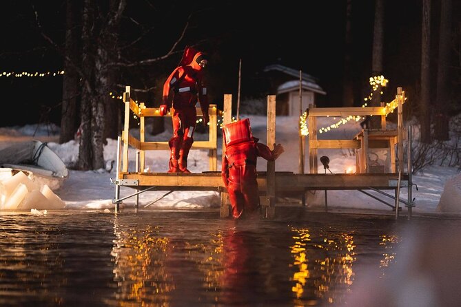 Aurora Arctic Ice Floating in Rovaniemi, Small-group - Waterproof suits, safety briefing, and floating in an icy hole