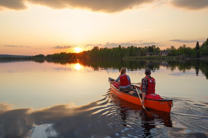 Canoe Tour under the Midnight Sun & Sunset from Rovaniemi - Optional Swim: Summer Water Temps Are the Surprise