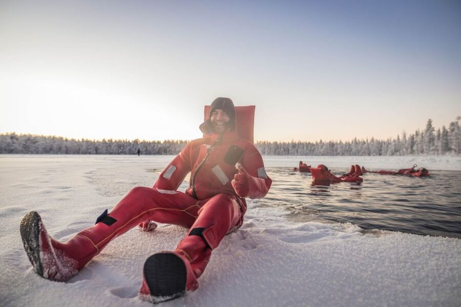 Daytime Ice Floating Rovaniemi, Frozen Lake Experience - Safety Rules That Make the Experience Work