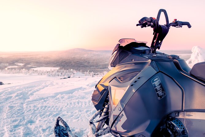 Family Snowmobile Safari in Rovaniemi - Office gear-up: thermal suits and helmets that remove a lot of guesswork