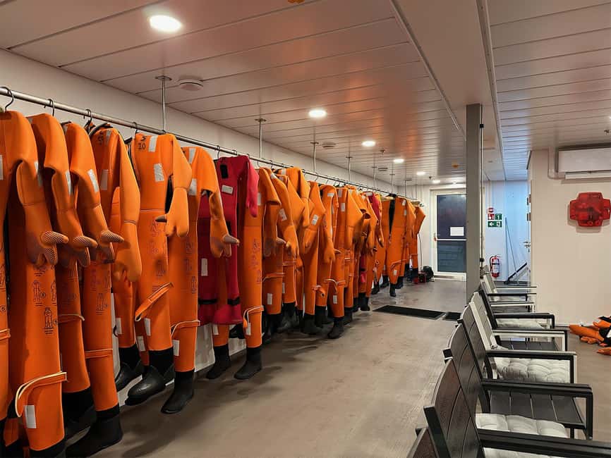 From Rovaniemi: Icebreaker Arktis Cruise with Ice Floating - Ice floating in a survival suit: what you’re really signing up for