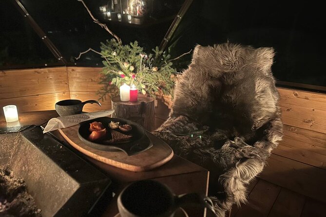 Glass Igloo Campfire Dinner under Northern Lights - Price and value at about $402.08 per person