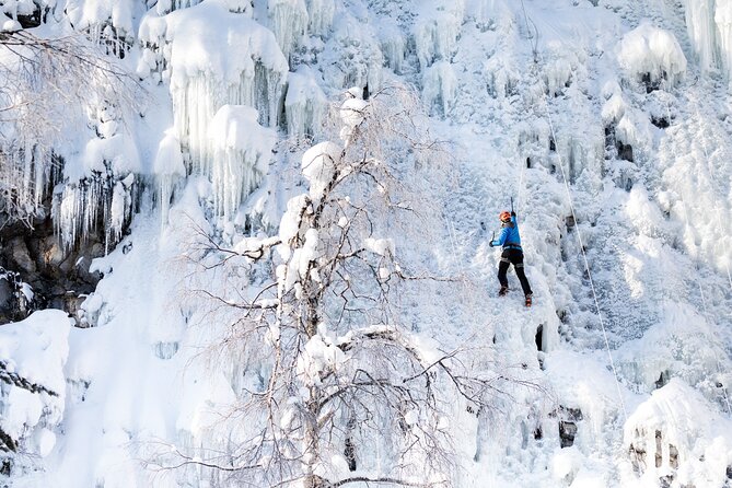 Half-Day Premium Ice Climbing in Pyhä Lapland - Entering Pyhä’s ice wall session: the “premium” difference