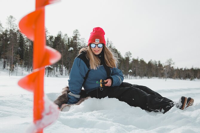 Ice Fishing -By car - Where the ice fishing happens around Rovaniemi