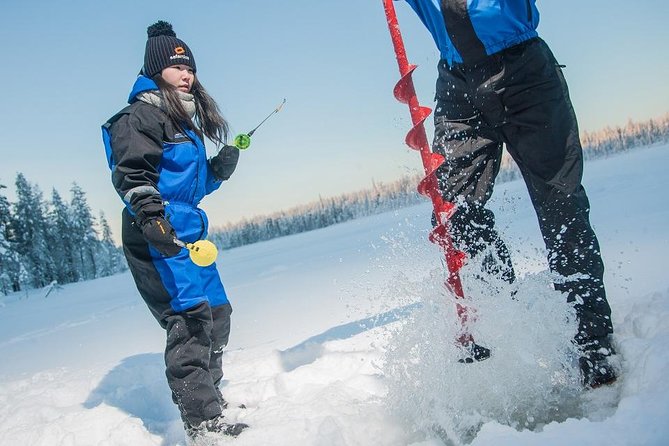 Ice Fishing -By car - English instruction and who the activity suits best