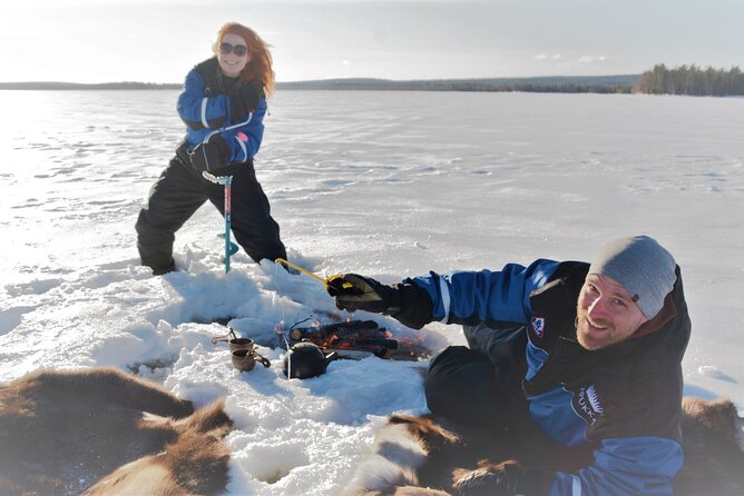 Ice Fishing Like a Finn, Apukka Adventures Rovaniemi - Cold hands and honest fishing: how to prepare