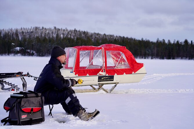 Ice Fishing with Snowmobiles - Pekankatu 3 meeting point: timing, pickup, and how the day starts