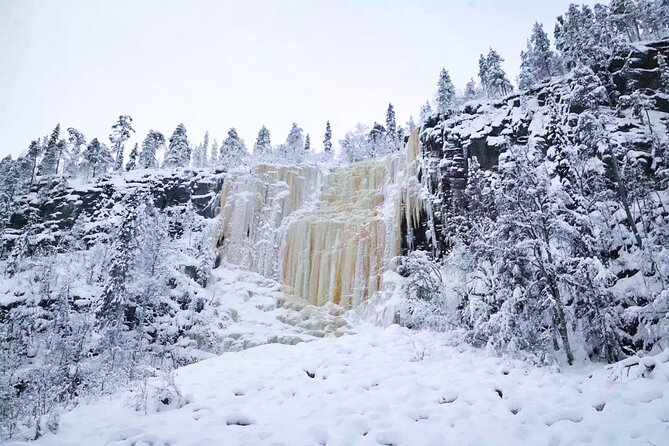 Korouoma Canyon Frozen Waterfalls - Stop 1: Korouoma Canyon and the frozen waterfall show