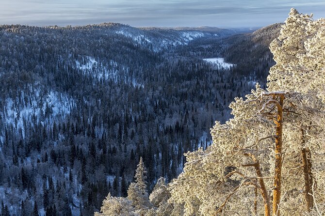 Korouoma canyon national park & frozen waterfalls with BBQ - Pickup, drive, and the Posio feel before you even start hiking