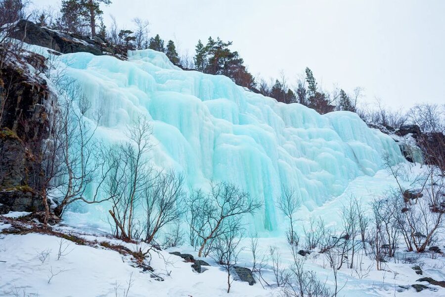 Lapland: The Frozen Waterfalls of Korouoma Tour - Arctic Circle Forest Walk and the 14 Waterfalls Route