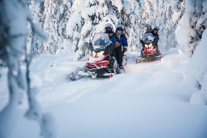Lappish Lunch Break -Snowmobiling, ice fishing and tasty food - Weather Reality in Rovaniemi: When Plans Change