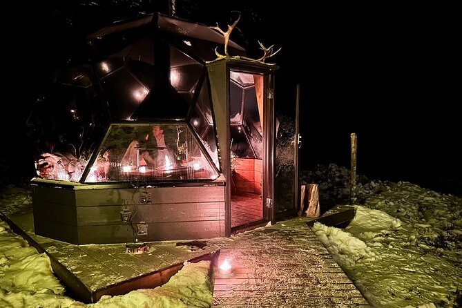 PRIVATE Glass Igloo Dinner Under Northern Lights - Price and what $322.88 is really paying for
