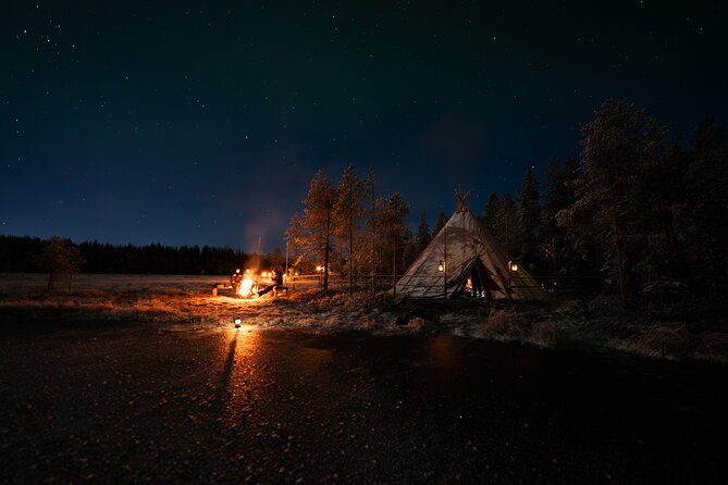 Ranua Lupland Aurora Activity Park – After Dark Adventure - The core experience on the frozen pond: skating, reindeer, sledding