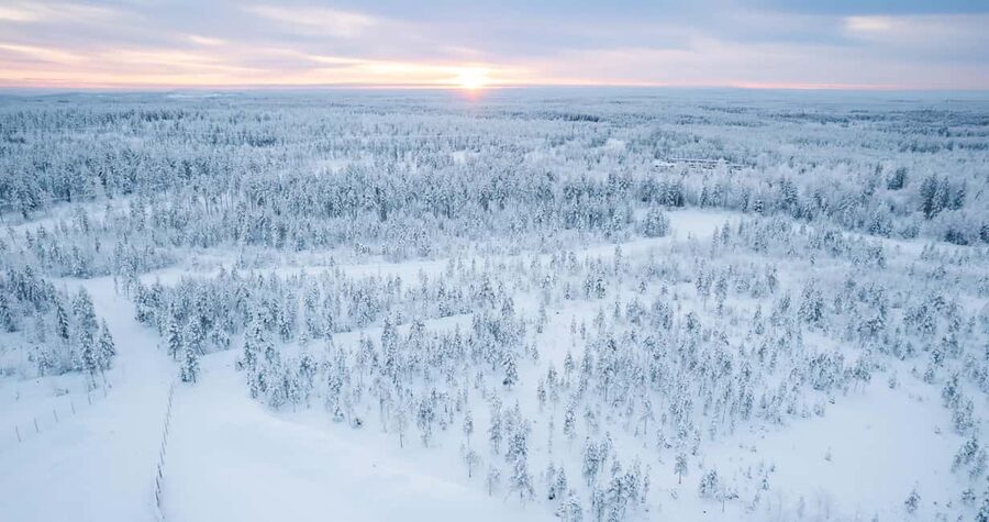 Rovaniemi: 2km Reindeer Sled Ride Through the Forest - Three pickup points in Rovaniemi: how to avoid a cold start