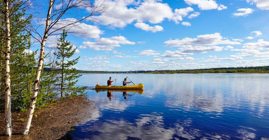 Rovaniemi: All-Day Canoe Adventure - The 6-hour rhythm: from paddling basics to campfire Finnish comfort