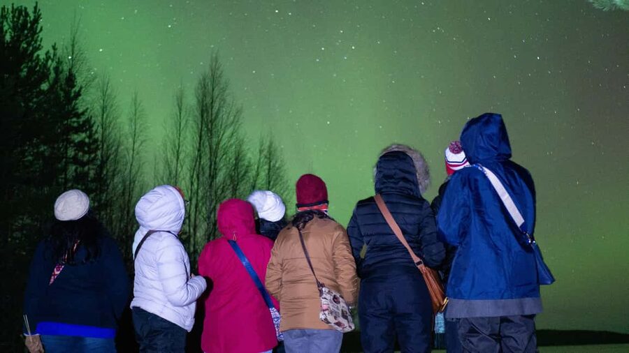 Rovaniemi: Aurora hunting and a fireside BBQ experience - Fireside BBQ in the Arctic: the warm-food payoff