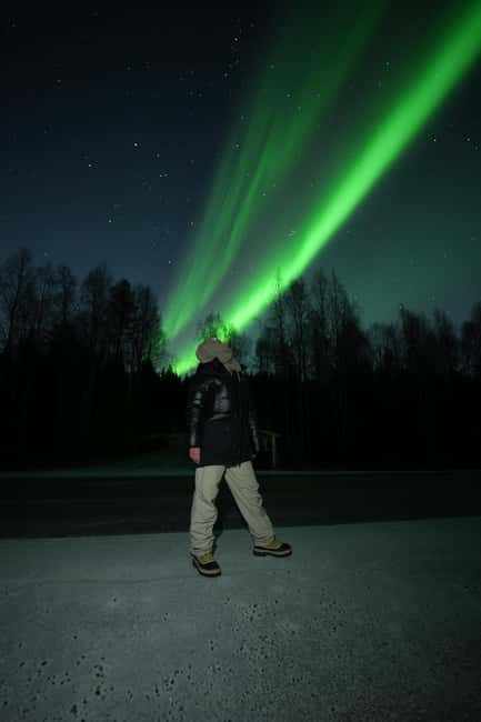 Rovaniemi: Coffee under Northern Lights & Professional Photo - Rovaniemi Aurora Chasing With Coffee and Real Science