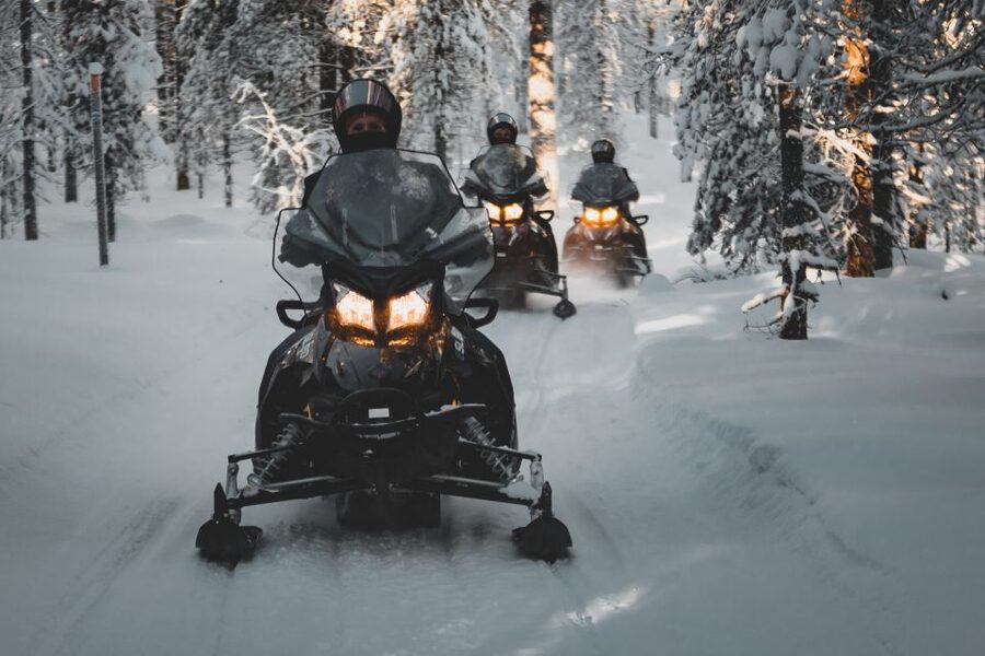 Rovaniemi: Electric Snowmobile Safari to Arctic Wilderness - Driver and Passenger Setup: Sharing the Snowmobile and Seating for Kids