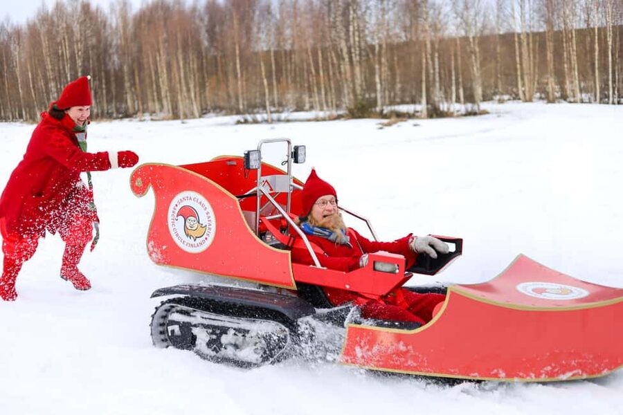Rovaniemi: Elf Training Center - The Elf Challenges: Gifts, Sled Simulator Training, and Hide & Sneak