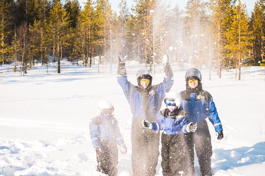 Rovaniemi: Family Snowmobile Safari with Campfire and Snacks - Pickup and drop-off around Rovaniemi: built for families with real schedules