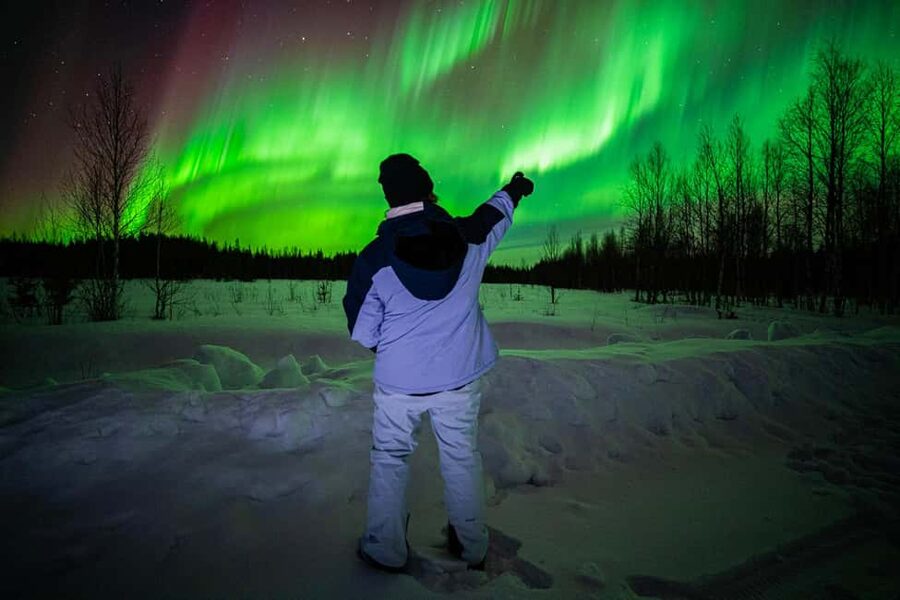 Rovaniemi: Guaranteed Aurora Hunt with Local Guides & Photos - The night’s route: van ride, photo stops, and warm breaks