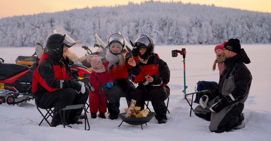Rovaniemi: Ice Fishing and Snowmobile Tour with Snacks - Customization that actually affects your day