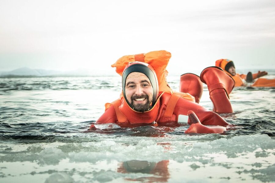 Rovaniemi: Icebreaker Cruise with Ice Floating and Transfer - Walking on sea ice: controlled steps on a natural surface