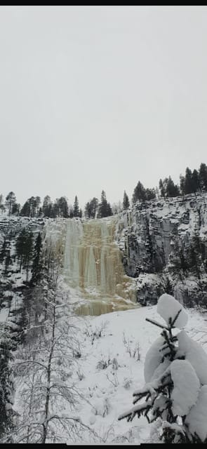 Rovaniemi: Korouoma Frozen Waterfalls Hike & Hot BBQ Lunch - The guided frozen-waterfall hike: what 4 hours of canyon walking feels like