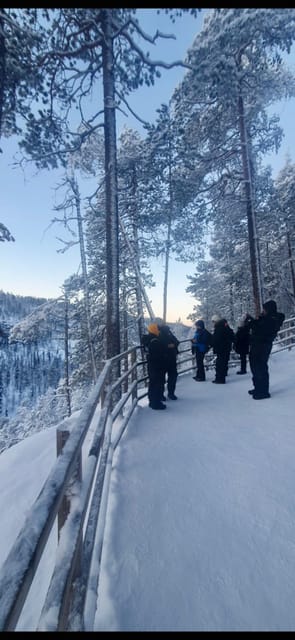 Rovaniemi: Korouoma Frozen Waterfalls Hike & Hot BBQ Lunch - Getting there: the private van ride that sets up a full day outdoors