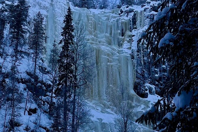 Rovaniemi: Korouoma Frozen Waterfalls Hike with Hot BBQ Lunch - Waterfalls and ice formations: seeing the canyon at its most dramatic