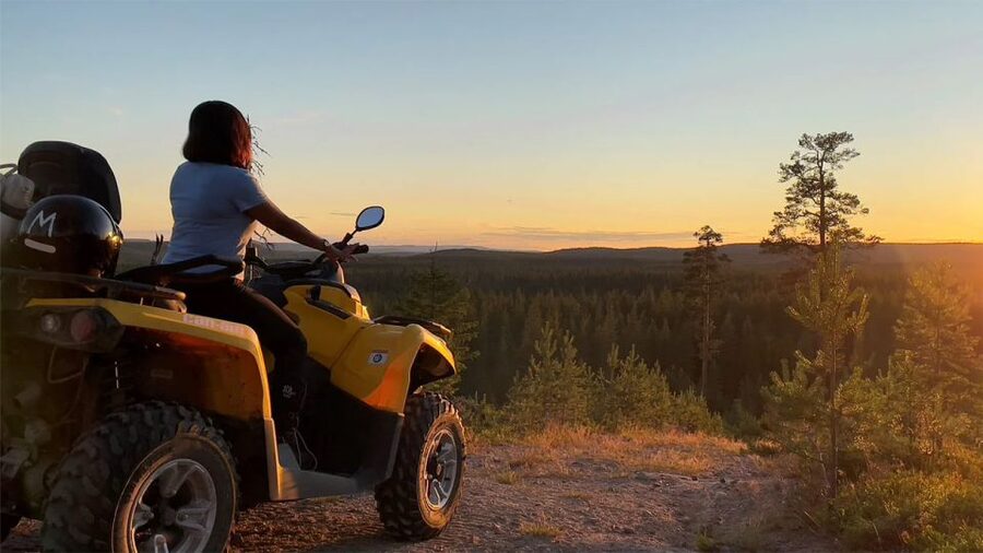 Rovaniemi: Midnight Sun, ATV Ride During The Golden Hour - From Rovaniemi to the forest: why this ride feels special