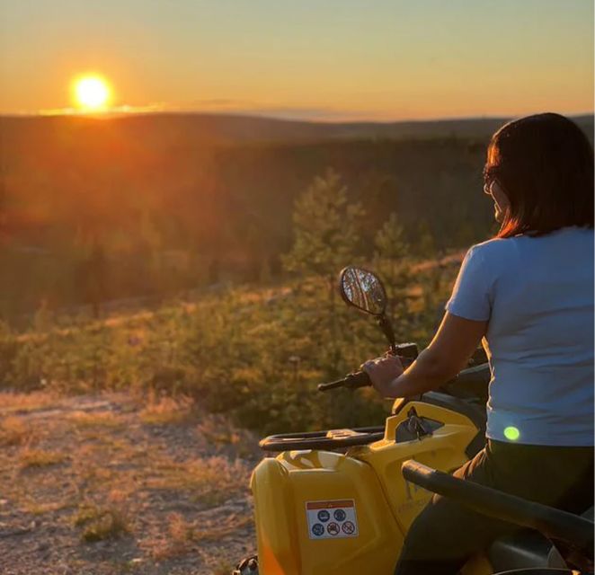 Rovaniemi: Midnight Sun, ATV Ride During The Golden Hour - The actual ATV experience: about 1 hour of off-road time