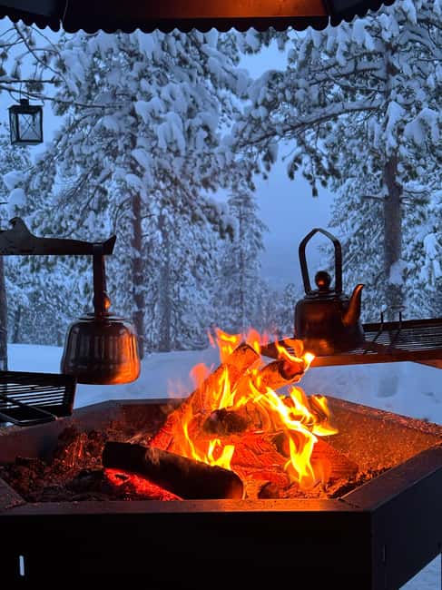 Rovaniemi: Mystical Lapland Forest Entry Ticket - Hilltop Fireplaces: Where the Experience Becomes Cozy and Social