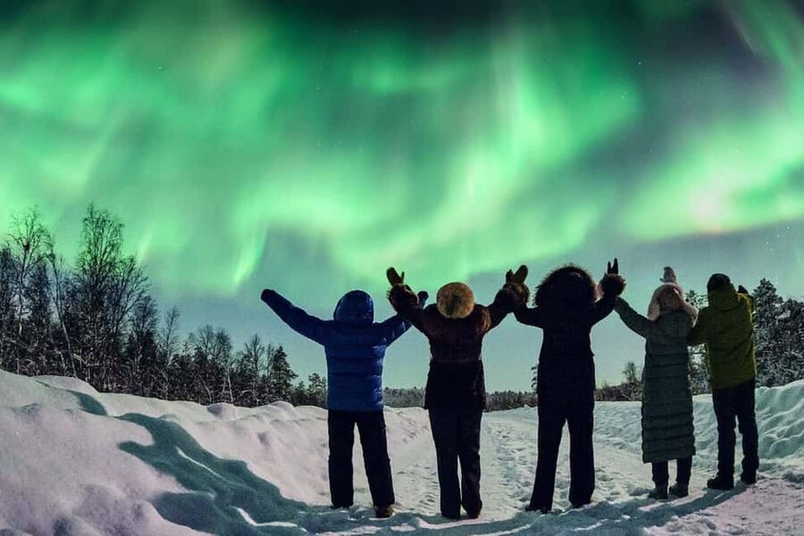 Rovaniemi: Northern Lights Aurora Guarantee Tour - Where you’ll stop and what to look for at each stage