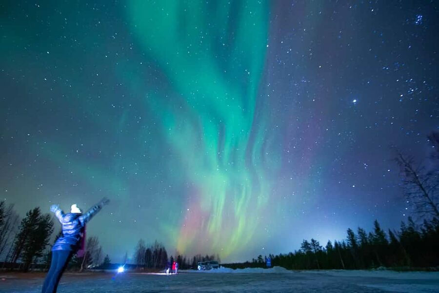 Rovaniemi: Northern Lights Guided Tour with Pro Camera - The 4-hour flow: pickup, drives, and your aurora viewing window