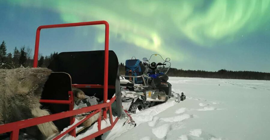 Rovaniemi: Northern Lights Sledge Ride - From Rovaniemi pickup to Lapland night: the start you’ll appreciate