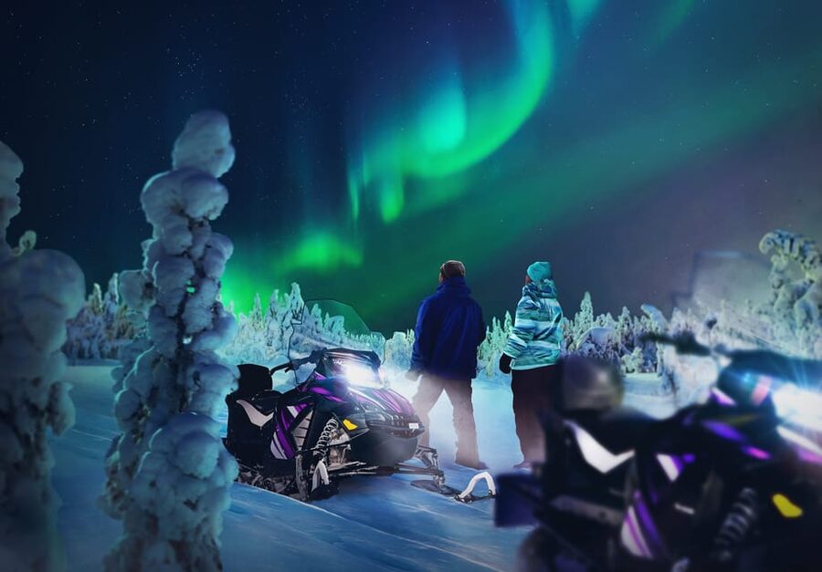 Rovaniemi: Northern Lights Tour with Electric Snowmobiles - Electric Sled Details: Sharing, Driving Rules, and Safety Reality