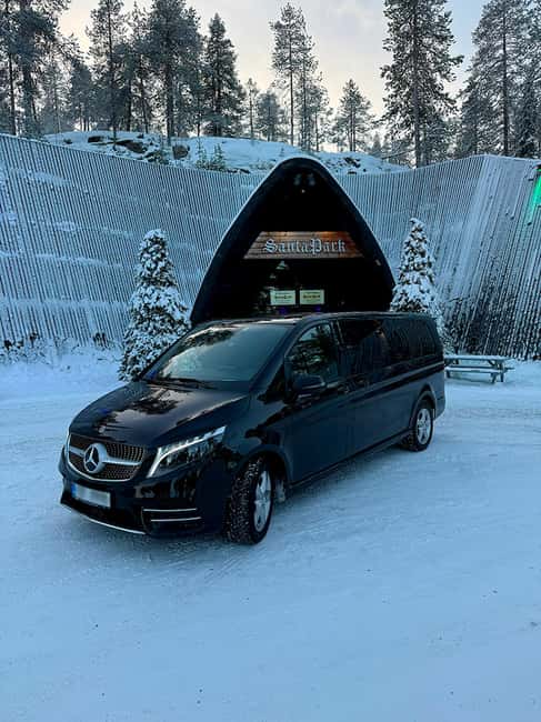 Rovaniemi: Private Santa Claus Village Tour & Sleigh Ride - Husky safari with sled driving: the hands-on thrill