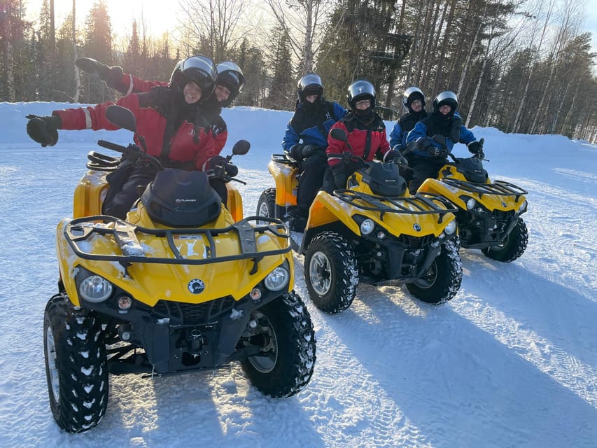 Rovaniemi: Quad Bike Ride and Ice Fishing - What the guide brings: more than directions
