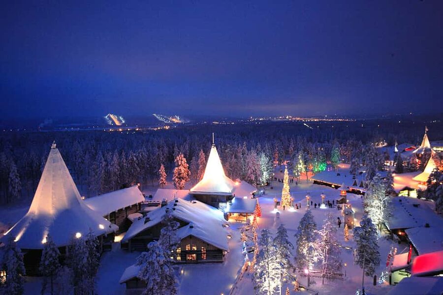 Rovaniemi: Reindeer & Husky Ride with Santa Claus Village - Santa Claus Village: Time to Wander, Shop, and Get Your Moment