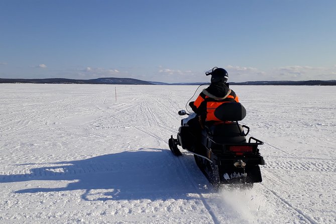 Snowmobile Safari to Lake Inari, meet & feed Reindeers, Lunch - Ivalo to Lake Inari in about 3.5 hours