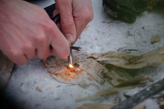 Snowshoeing Adventure with Ice-Fishing, Fire and Survival - Map and compass orientation: the skill that makes the whole day make sense