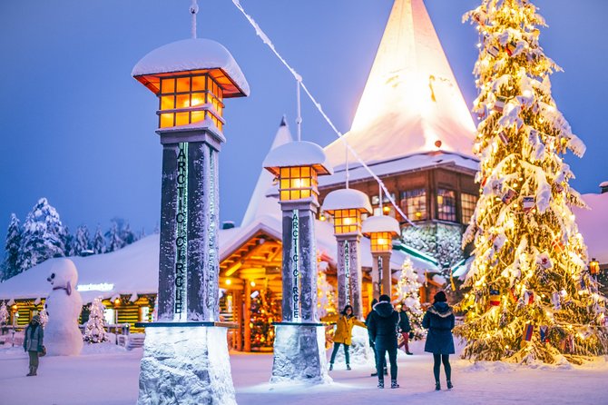 Trip to Arctic Circle, Santa Claus Village and Santas Reindeer - A Half-Day That Hits Two Arctic Icons