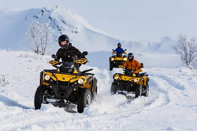 Winter Quad Bike Ride in the Arctic Circle from Rovaniemi - The drive out of the city: getting into the Arctic Circle mood